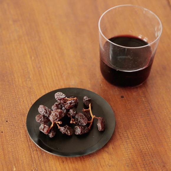 Fog Linen Metal Tray Round Small - Picture 3 of 4